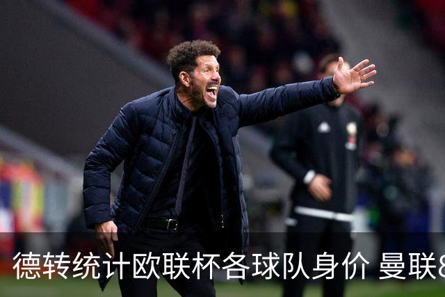 德转统计欧联杯各球队身价 曼联8.57亿欧高居榜首